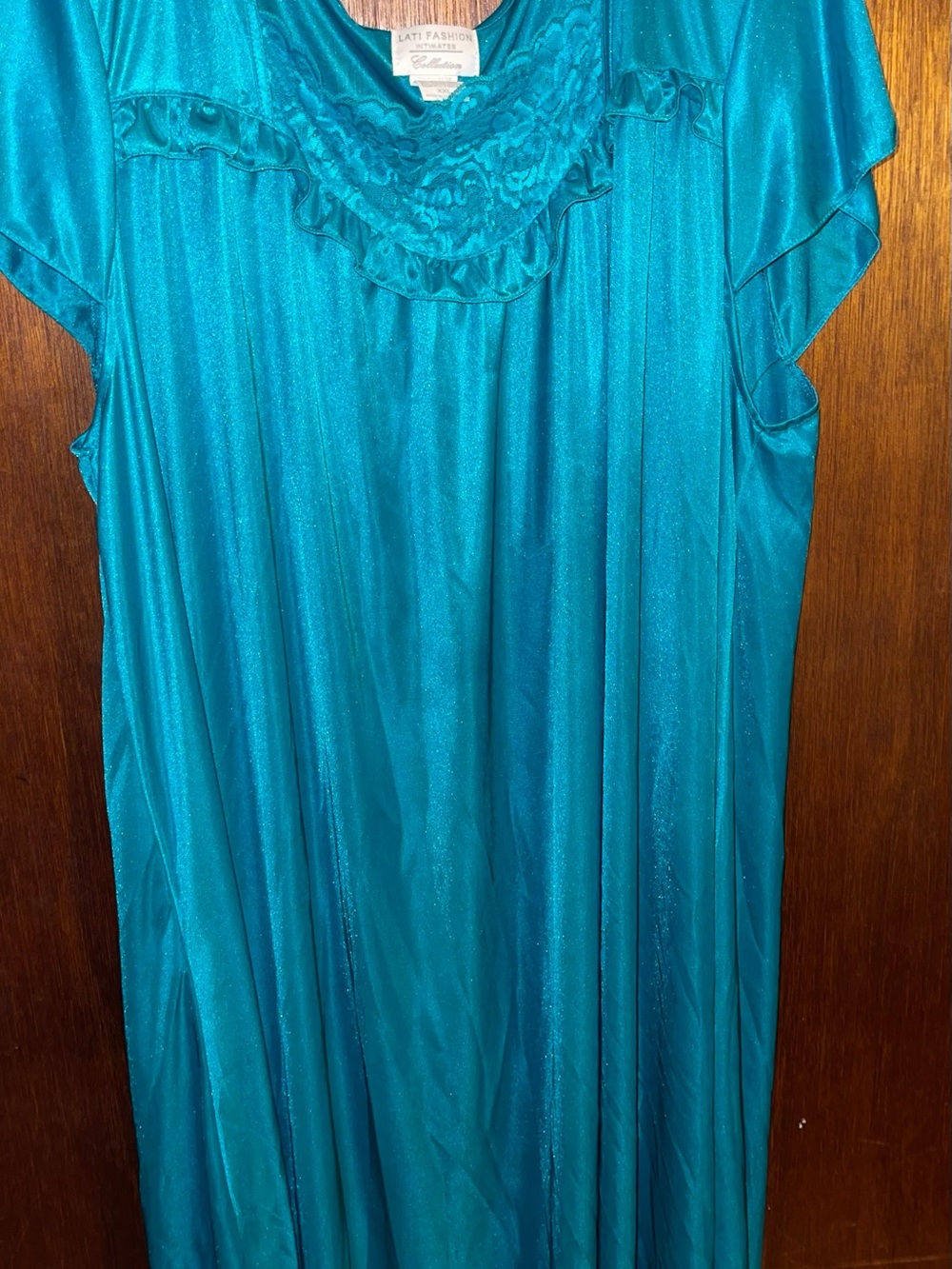 Lati Fashion Teal Nightgown - Women's Sleepwear